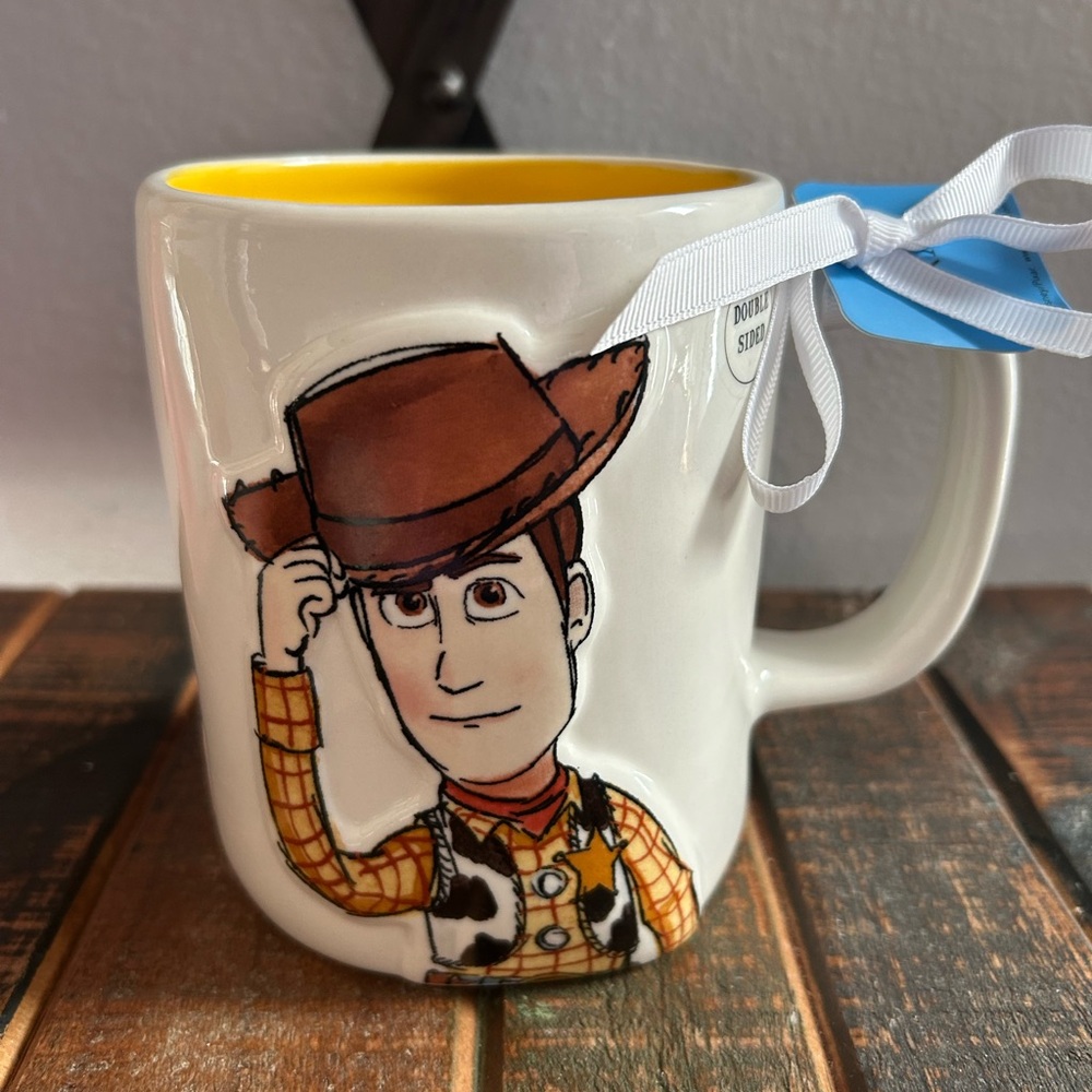 Rae Dunn Disney Pixar Toy Story Woody YOU’RE MY FAVORITE DEPUTY Mug NEW DESIGN